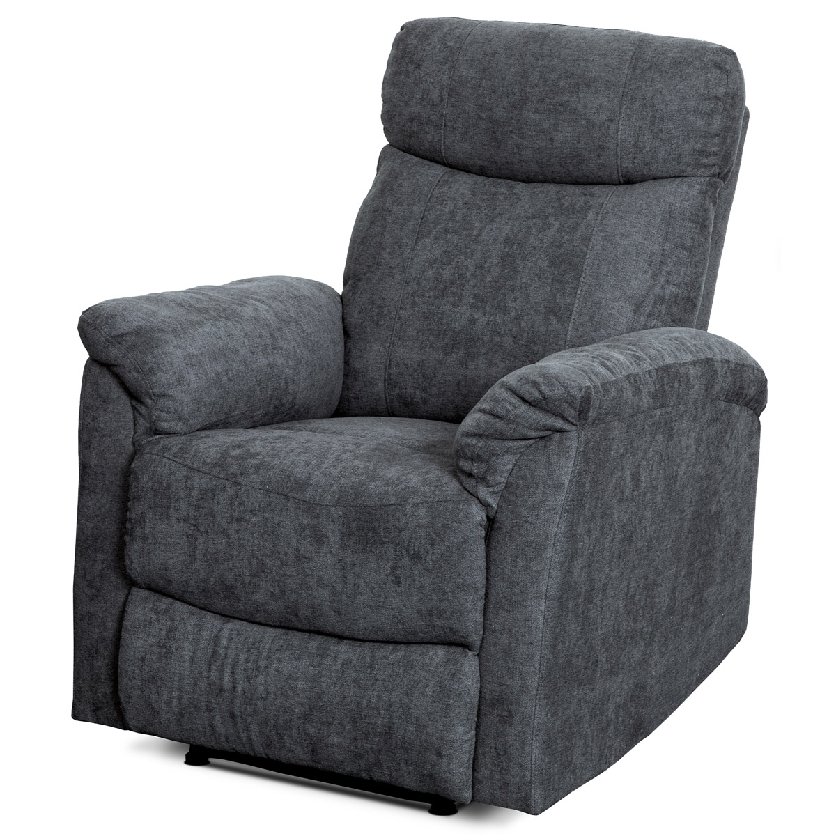 Relaxační sedačka 3+1+1, potah šedá látka se strukturou vintage, funkce Relax I/II s aretací - ASD-311 GREY AKCE