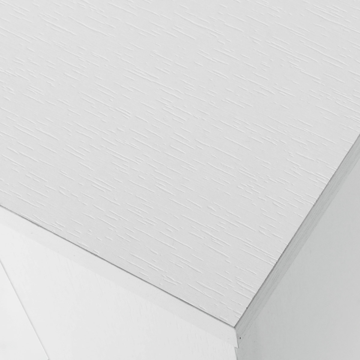 Jídelní stůl 80x80x75 cm, MDF, hladké bílé matné lamino