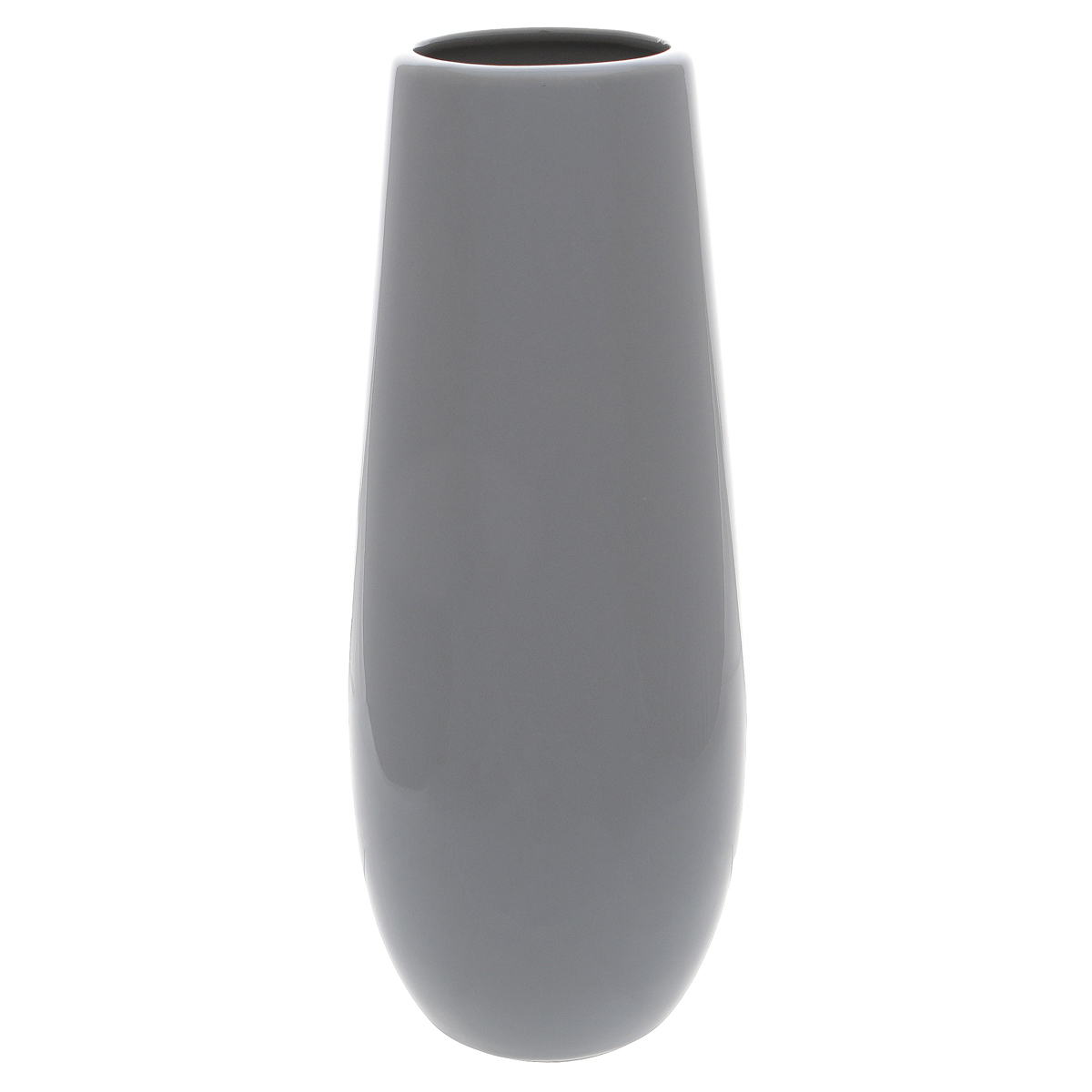 Váza keramická, šedivá perleť
