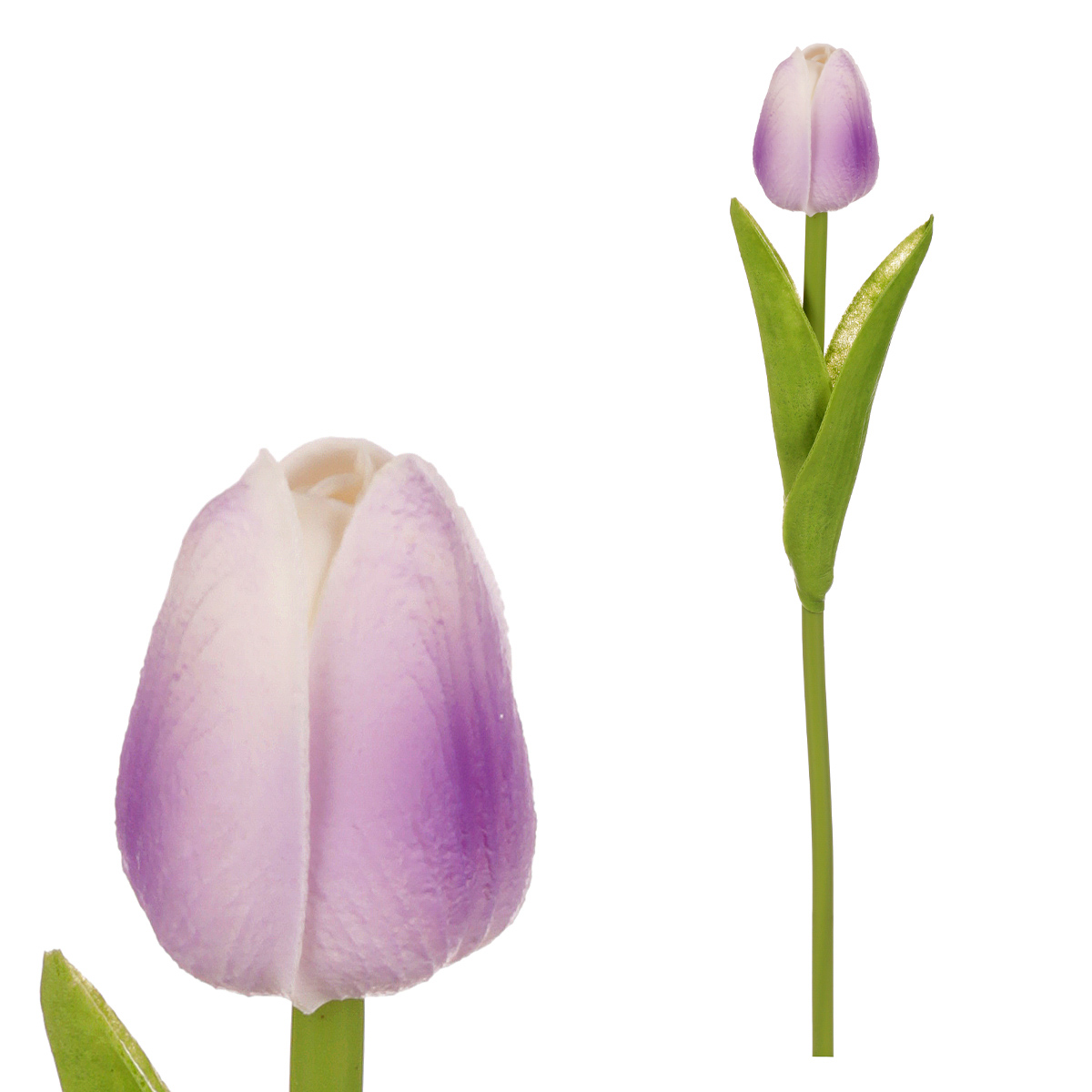 Tulipán, barva fialová. Květina umělá pěnová. Cena za 1ks.