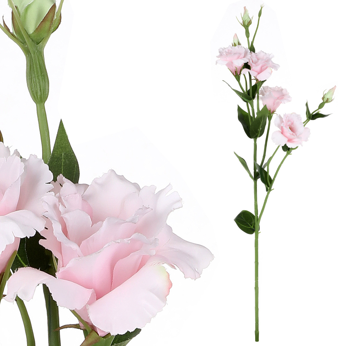 Eustoma - umělá květina, barva růžová.