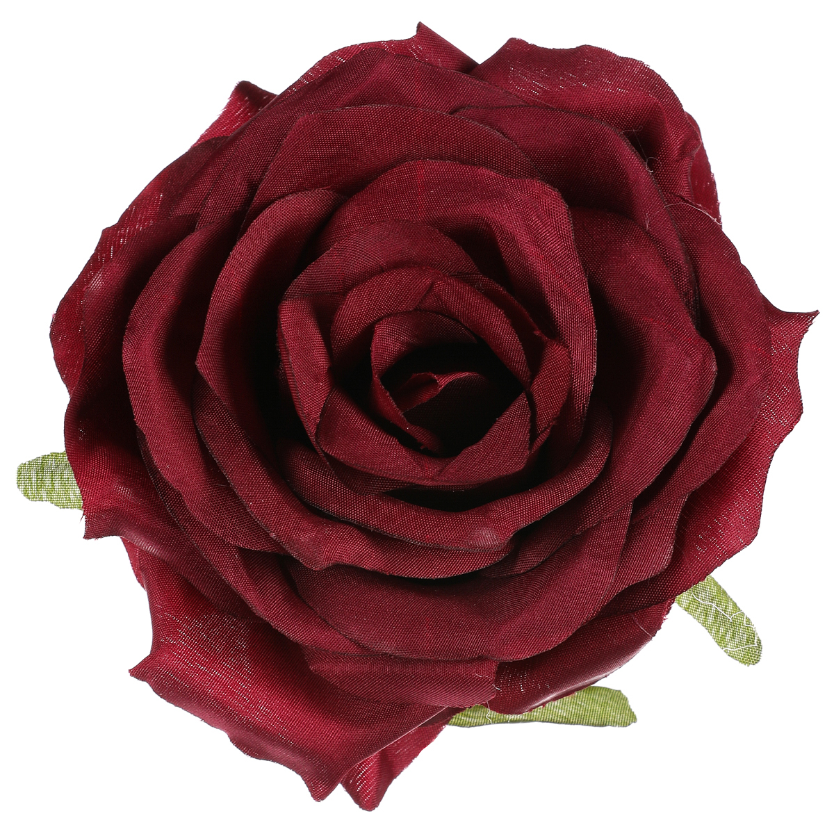 Růže, barva tmavě červená,květina umělá vazbová. Cena za balení 12 ks