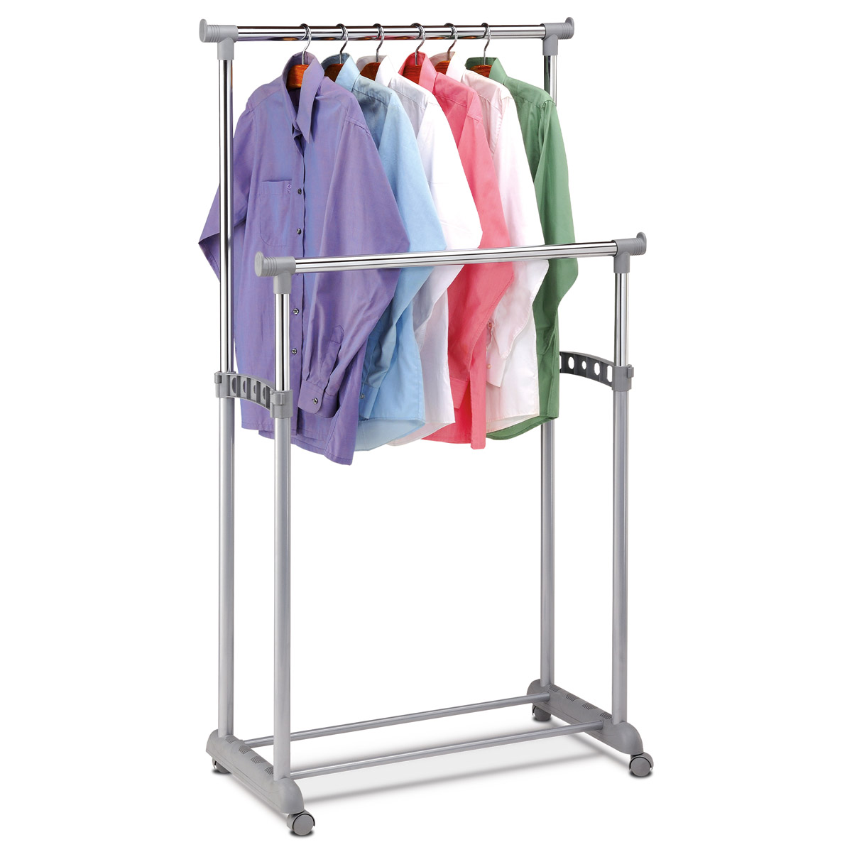 GREY single garment rack
