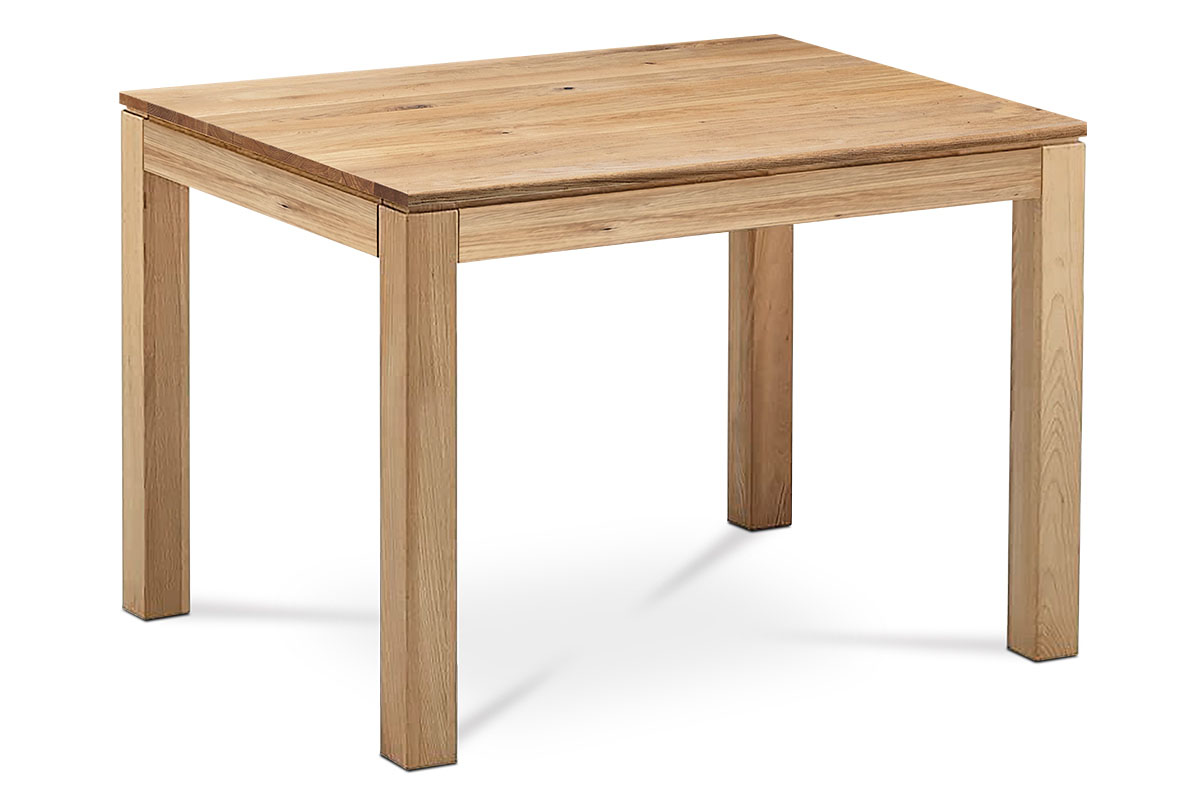 Jedálenský stôl 120x80x75 cm, masív dub, povrchová úprava olejom, nohy 8x8x cm