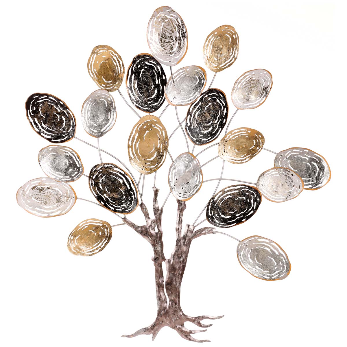 Strom kovový - nástěnná dekorace