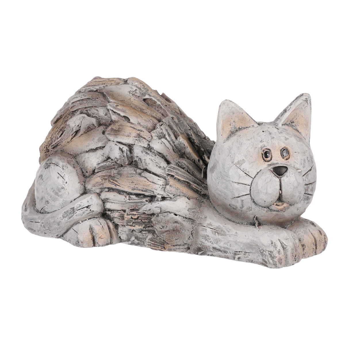 Kočka z magneziové keramiky, zahradní dekorace.