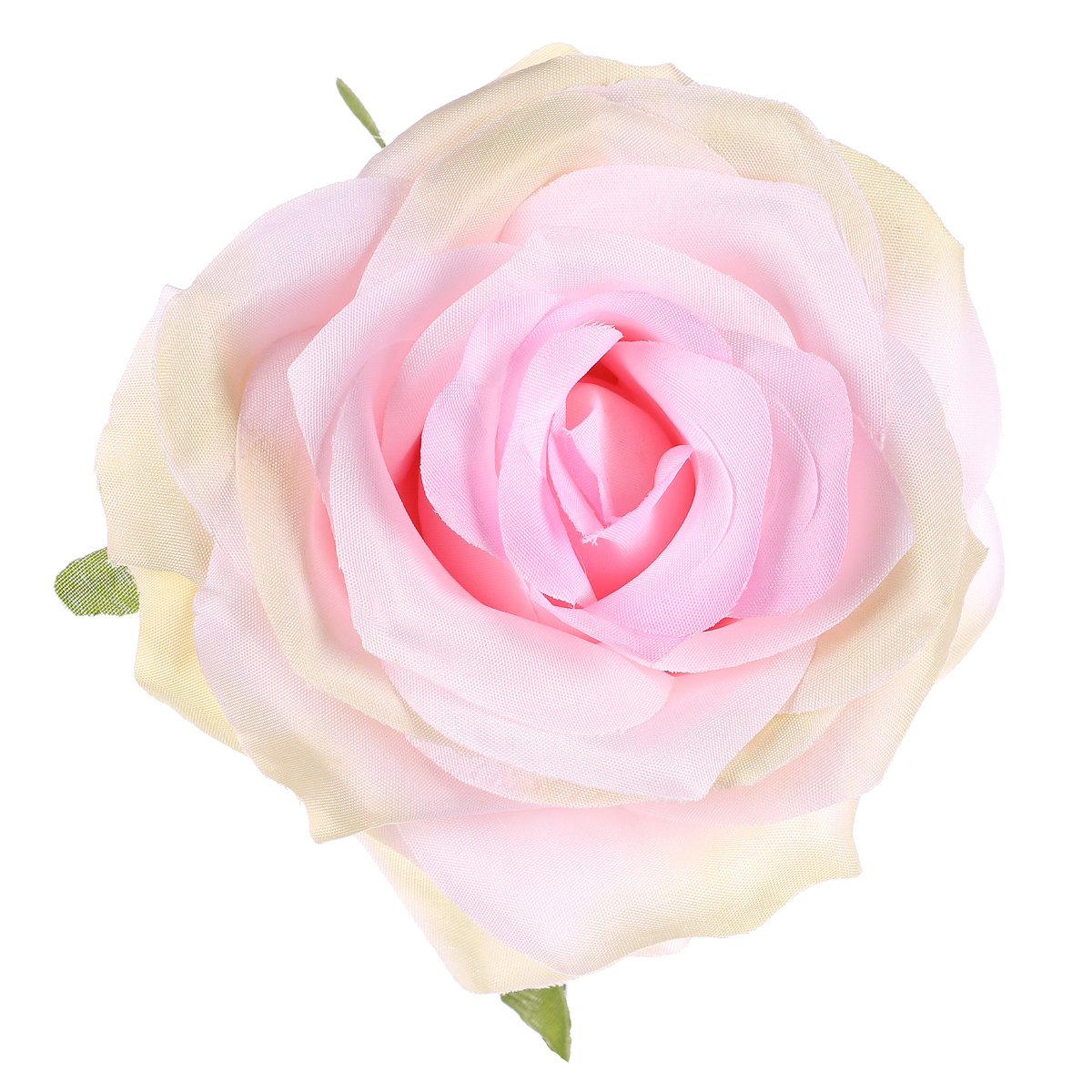 Květina vazbová, umělá růže, barva světle růžová, cena za balení 12 kusů