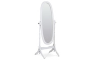Zrcadlo stojací, v.151 cm, konstrukce z MDF, bílý matný lak