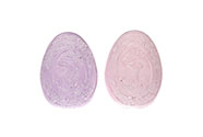 Vajíčko z polyresinu. Mix 2 barev - růžová a fialová. Cena za 1ks.