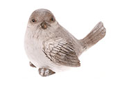 Ptáček, zimní dekorace z MgO keramiky