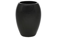 Váza keramická, černá