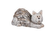 Kočka z magneziové keramiky, zahradní dekorace.