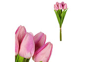 Tulipány v pugetu, barva fialová.