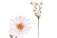 Kopretina, barva: bílá. Květina umělá.