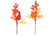 Větvička podzimní malá - dýně a bobule, mix 2 druhů.