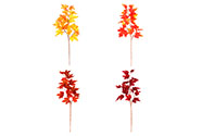 Javorová větev - umělá, mix 4 podzimních barev, cena za 1 ks.