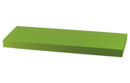 Polička nástěnná 60 cm, MDF, barva zelený mat, baleno v ochranné fólii