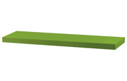 Polička nástěnná 80 cm, MDF, barva zelený mat, baleno v ochranné fólii