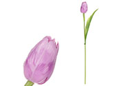 Tulipán plastový ve fialové barvě. Cena za 1ks. Ve svazku 12ks.