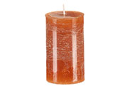 Svíčka sloupcovitá nižší - parafínový vosk, bez vůně, barva medová.