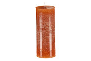 Svíčka sloupcovitá vyšší - parafínový vosk, bez vůně, barva medová.