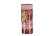 Svíčka aromatická - levandule, parafín, fialové odstíny.