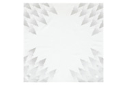 Ubrus šedý - stříbrné stromky v rozích, 100% polyester, 80 x 80 cm.