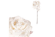 Mini růže, umělá květina, barva bílá.