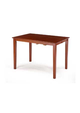 Jídelní stůl  rozkl. 91+45x136x75 cm, barva třešeň