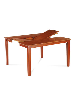Jídelní stůl  rozkl. 91+45x136x75 cm, barva třešeň