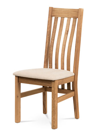 Jídelní židle, BEZ SEDÁKU, masiv dub, povrchová úprava tvrdovoskem