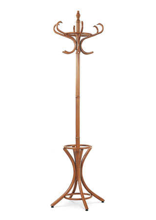 Věšák dřevěný - barva dub, v. 186 cm