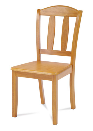 Jídelní židle celodřevěná, barva olše