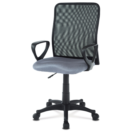 Kancelárska stolička, látka MESH šedá / čierna KA-B047 GREY