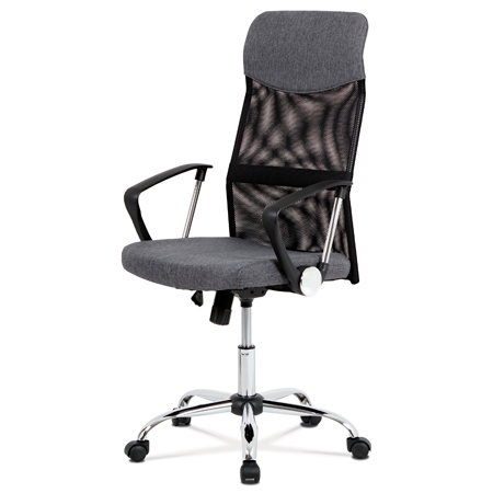 Kancelárska stolička, látka sivá KA-E301 GREY