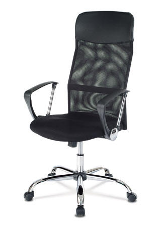 Kancelárska stolička, čierna KA-E305 BK